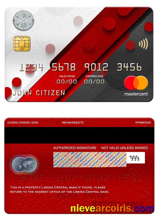 Liberia Central Bank mastercard